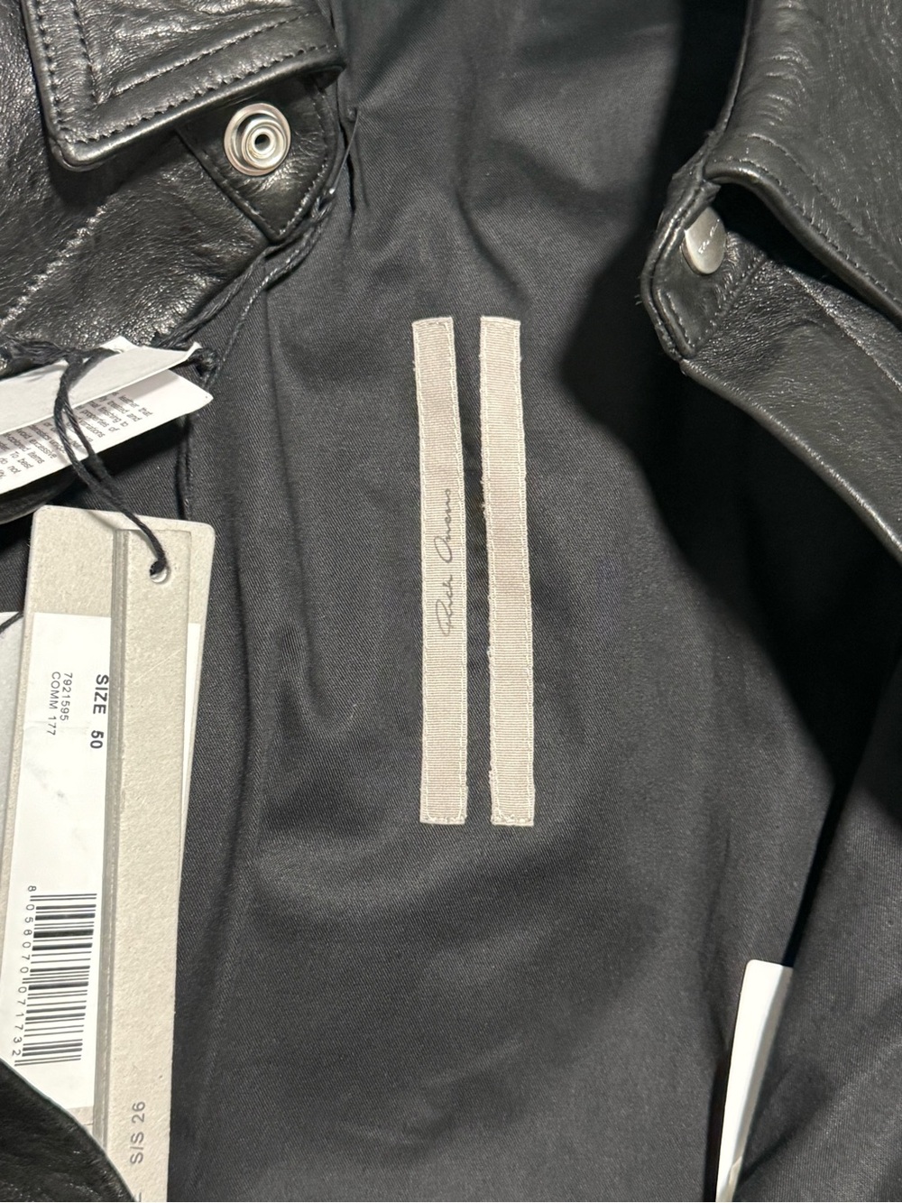 Rick Owen’s tour Alice leather jacket - Picture 8 of 12